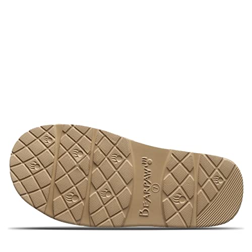 BEARPAW Women's Loki Exotic Tan Cow Print Size 7 | Women's Slipper | Women's Shoe | Comfortable & Lightweight