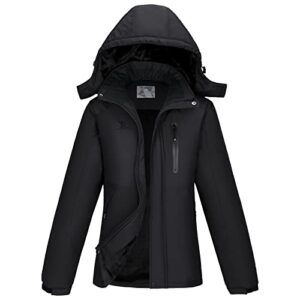 camel women's warm winter ski jackets waterproof snow coat with hood mountain windproof rain jacket