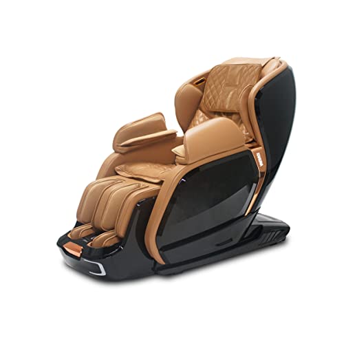 Kahuna Massage Chair - 3D+@ Latest Technology SL-Track Auto Extension LM-6800T - Black Camel Fully Assembled