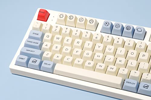 DROP MiTo MT3 Godspeed R2 Keycap Set, PBT Hi-Profile, Cherry MX Compatible with 60%, 65%, 75%, TKL, WKL, and Ortholinear Keyboards (Apollo Base Kit)