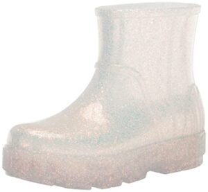 ugg women's drizlita rain boot, glitter glam, 9