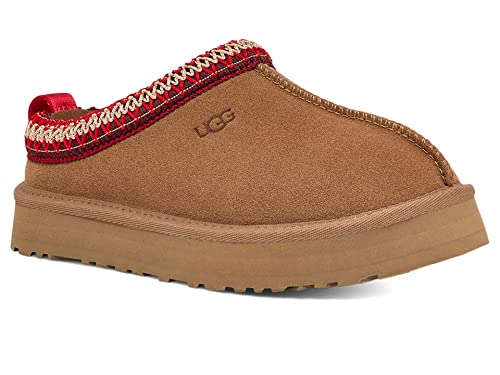 UGG K TAZZ Slipper, Chestnut, 1 US Unisex Little Kid