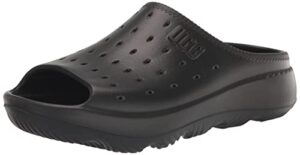 ugg men's slide sandal, black, 11