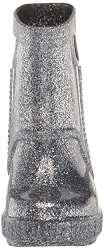 UGG T DRIZLITA Rain Boot, Glitter Grey, 11 US Unisex Little Kid