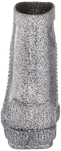 UGG T DRIZLITA Rain Boot, Glitter Grey, 11 US Unisex Little Kid