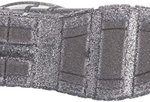 UGG K DRIZLITA Rain Boot, Glitter Grey, 3 US Unisex Little Kid