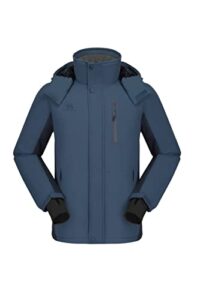 golden camel men's winter ski jacket mountain snow coats waterproof detachable hood windproof fleece rain jackets