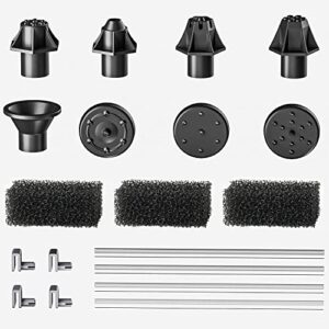 gaizerl solar fountain accessories -7 nozzles, 4 narrow fixers and 3 filter sponges
