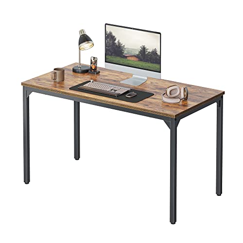 CubiCubi Computer Desk, 32 inch Home Office Writing Study Desks, Small PC Table, Modern Simple Style for Space-Saving, Rustic Brown