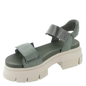 ugg women's ashton ankle sandal, moss green, 7.5