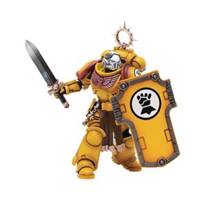 bloomage joytoy (beijing) tech warhammer 40k: imperial fists veteran brother thracius 1:18 scale action figure, multi