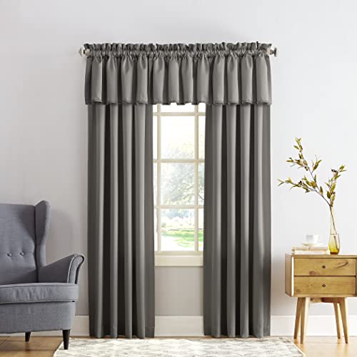 Sun Zero Barrow Energy Efficient Rod Pocket Curtain Panel Pair