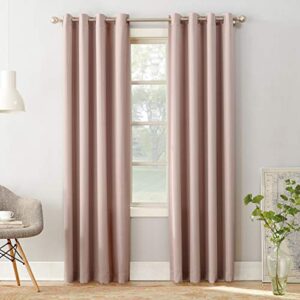 sun zero barrow energy efficient grommet curtain panel pair