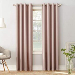 Sun Zero Barrow Energy Efficient Grommet Curtain Panel Pair