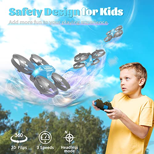 Toys for 5-10 Year Old Boys, 20+ MPH Fast RC Boat Pool Toys for Kids 8-12, 3 in 1 Remote Control Car for Boys, Waterproof RC Monster Truck RC Drone, Sea Land Air Outdoor Toys, Birthday Gifts for Boys