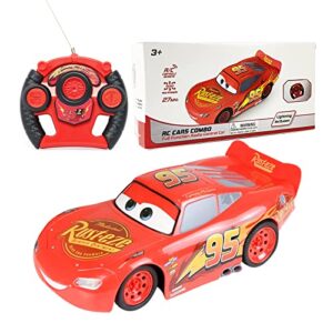 nuit lightning mcqueen cars cartoon remote control toys mcqueen racing radio controlled toy rc cars for boys and girls age 6 7 8 9+ birthday gifts