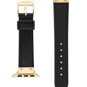 Anne Klein Leather Fashion Band for Apple Watch Secure, Adjustable, Apple Watch Band Replacement, Fits Most Wrists