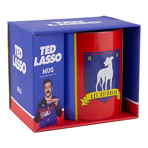 Paladone Ted Lasso Football is Life Extra Large Ceramic Coffee Mug | Officially Licensed Ted Lasso Merchandise