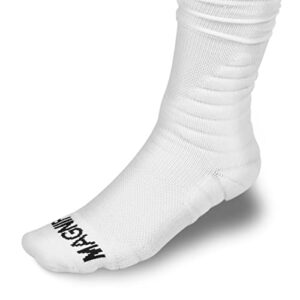 Magnify Sportswear Scrunch Football Socks for Athletes of Faith - Padded Extra Long Athletic Socks for Men, Youth, Boys, Kids