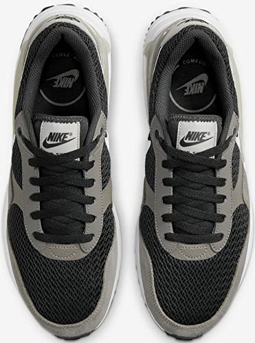 Nike mens Air Max SYSTM shoe, Dark Smoke Grey/White., 10