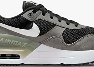 Nike mens Air Max SYSTM shoe, Dark Smoke Grey/White., 10