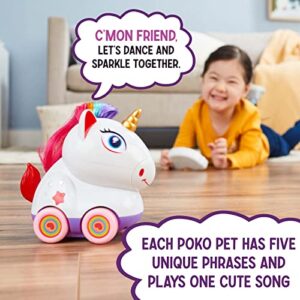 Poko Petz, Remote Control Car for Toddlers Unicorn Toys- 2.4GH For Girls, Unicorn Gifts For Girls, Light Up Toddler Toys, Singing, Talking Toys, Preschool Toys, Toddler Gifts for Ages 3 and Up