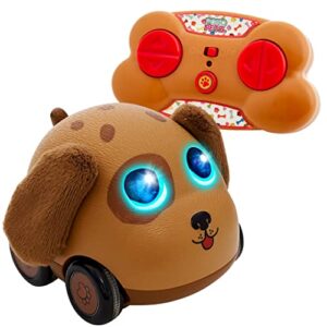 poko petz, remote control car for toddlers dog toys - 2.4gh for boys and girls, light up toddler toys, singing, talking toys, preschool toys, best birthday, toddler gifts for ages 3 and up