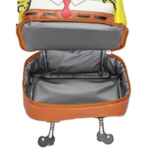 INTIMO Nickelodeon SpongeBob SquarePants Character Face Dual Compartment Lunch Box Bag