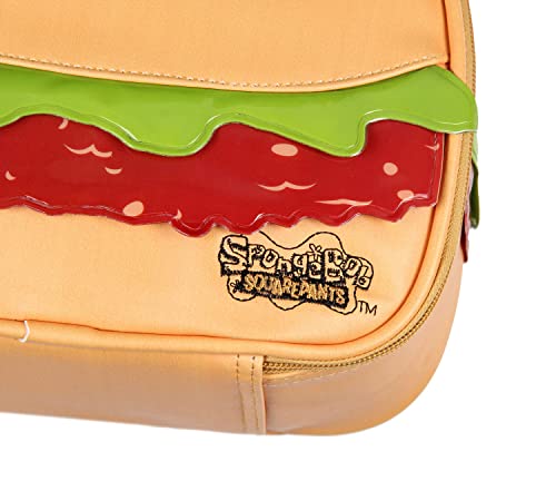 INTIMO Nickelodeon SpongeBob SquarePants Krabby Patty Single Compartment Lunch Box Bag