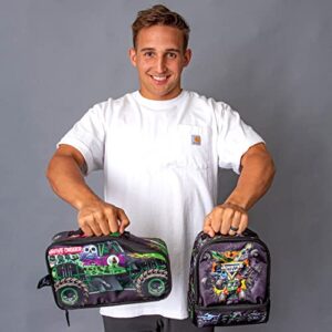 INTIMO Monster Jam Grave Digger Truck Shaped Insulated Big Large Work Lunch Box Bag