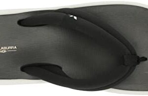 Koolaburra by UGG Women's Alane FLIP Flop, Black, 9