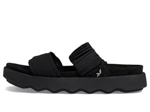 koolaburra by ugg women's tayla slide sandal, black, 7