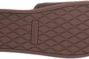 Koolaburra by UGG Men's TREEVE Slide Sandal, Chocolate Brown, 10