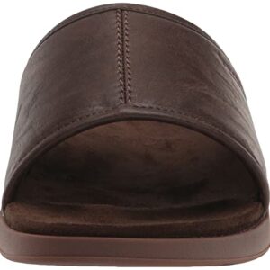 Koolaburra by UGG Men's TREEVE Slide Sandal, Chocolate Brown, 10