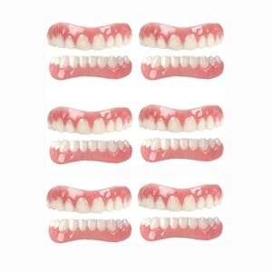 CAILING 6 Sets Instant Veneers Dentures, Teeth Covers for Bad Teeth for Snap Covering Missing Teeth Denture Filling Kit Super Smile Dentist