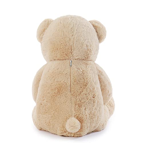 Poutmac 47 inch Giant Teddy Bear Stuffed Animal Brown Big Plush Teddy Bear Valentine's Gift for Girlfriend Soft Stuffed Bear Animals for Christmas,Birthday,Mother's Day