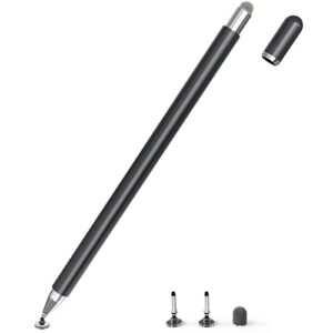 2023 upgraded 2-in-1 stylus pen for all touchscreen, professional student children tablet pen for class, notes, video clips, compatible with ios/android, apple ipad/iphone/samsung/lenovo etc.
