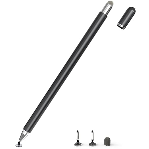 2023 Upgraded 2-in-1 Stylus Pen for All Touchscreen, Professional Student Children Tablet Pen for Class, Notes, Video Clips, Compatible with iOS/Android, Apple iPad/iPhone/Samsung/Lenovo etc.