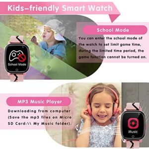 INIUPO Kids Smart Watch for Boys Girls - Smart Watch for Kids Ages 4-12 Years with Camera 26 Puzzle Games Alarm Music Video Calculator Torch Children Birthday Gifts Toys Toddler Wrist Watch
