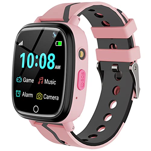 INIUPO Kids Smart Watch for Boys Girls - Smart Watch for Kids Ages 4-12 Years with Camera 26 Puzzle Games Alarm Music Video Calculator Torch Children Birthday Gifts Toys Toddler Wrist Watch