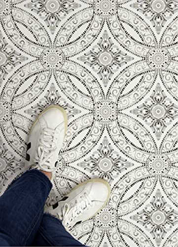 FloorPops Oasis Peel & Stick Floor Tiles, Gray