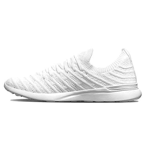 APL: Athletic Propulsion Labs Men's Techloom Wave Sneaker, White/White, 14