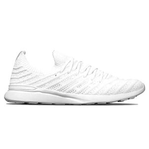 APL: Athletic Propulsion Labs Men's Techloom Wave Sneaker, White/White, 14