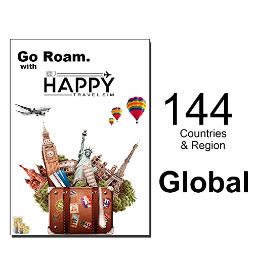 Global, Argentina, Brazil, Chile, Mexico, Colombia, South Africa, Egypt, Ecuador Travel Roaming SIM Card (8DAYS-8GB)