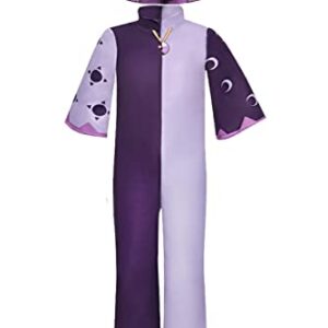 Beowyro Kids The Owl House Collector Cosplay Jumpsuits TOH Collector Costume Bodysuit Hooded Suit Halloween Outfits for Boys Girls (Small, Collector)
