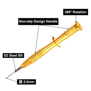 IKPEK 2Pcs PS5 SSD Screw and 2Pcs Ring Replacement and 1Pcs Screwdriver for Sony PS5 Playstation 5 Console Solid State Drive