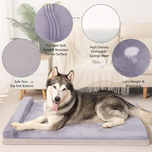 Dog Beds for Large Dogs Orthopedic Dog Bed Pillow Pet Bed Mat 39 inch Joint Relief Pet Sleeping Mattress, Non Slip Removable Washable Cover