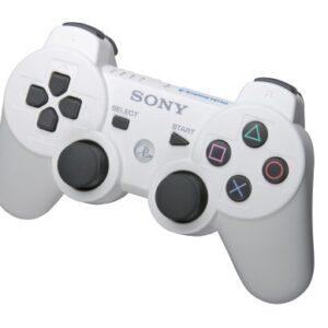 PS3 Dualshock 3 wireless controller - White (Renewed)