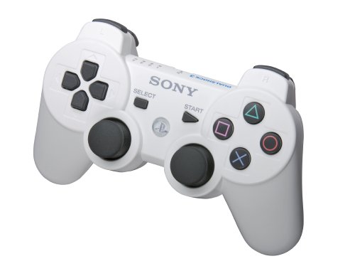 PS3 Dualshock 3 wireless controller - White (Renewed)