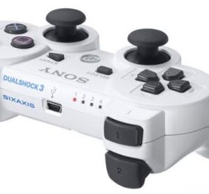 PS3 Dualshock 3 wireless controller - White (Renewed)